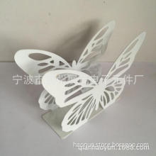 Butterfly paper towel rack hollow iron crafts ornaments